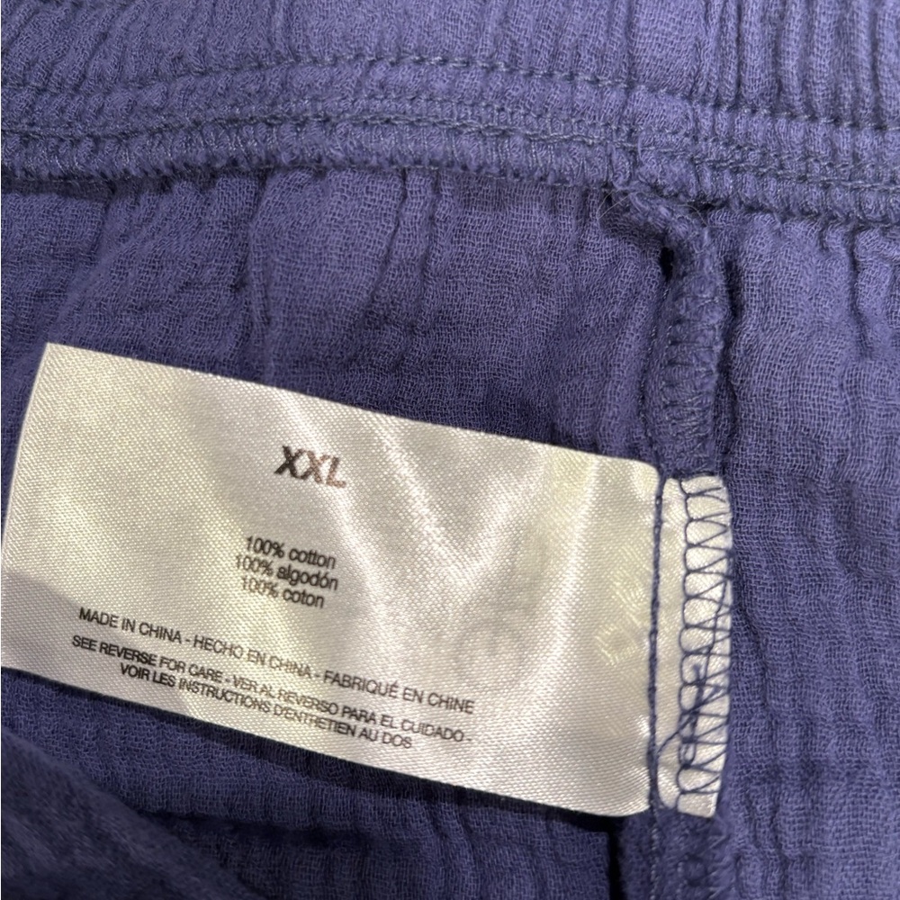 Jessica Simpson Womens Flowy Blue Pants 2X - Picture 6 of 7